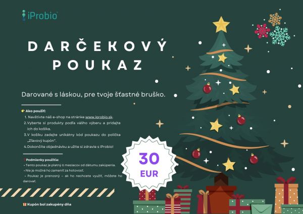 Darčekový poukaz 30 EUR