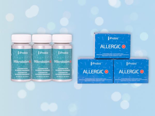 Proti-alergický balíček: 3x Allergic+ a 3x Mikrobióm+